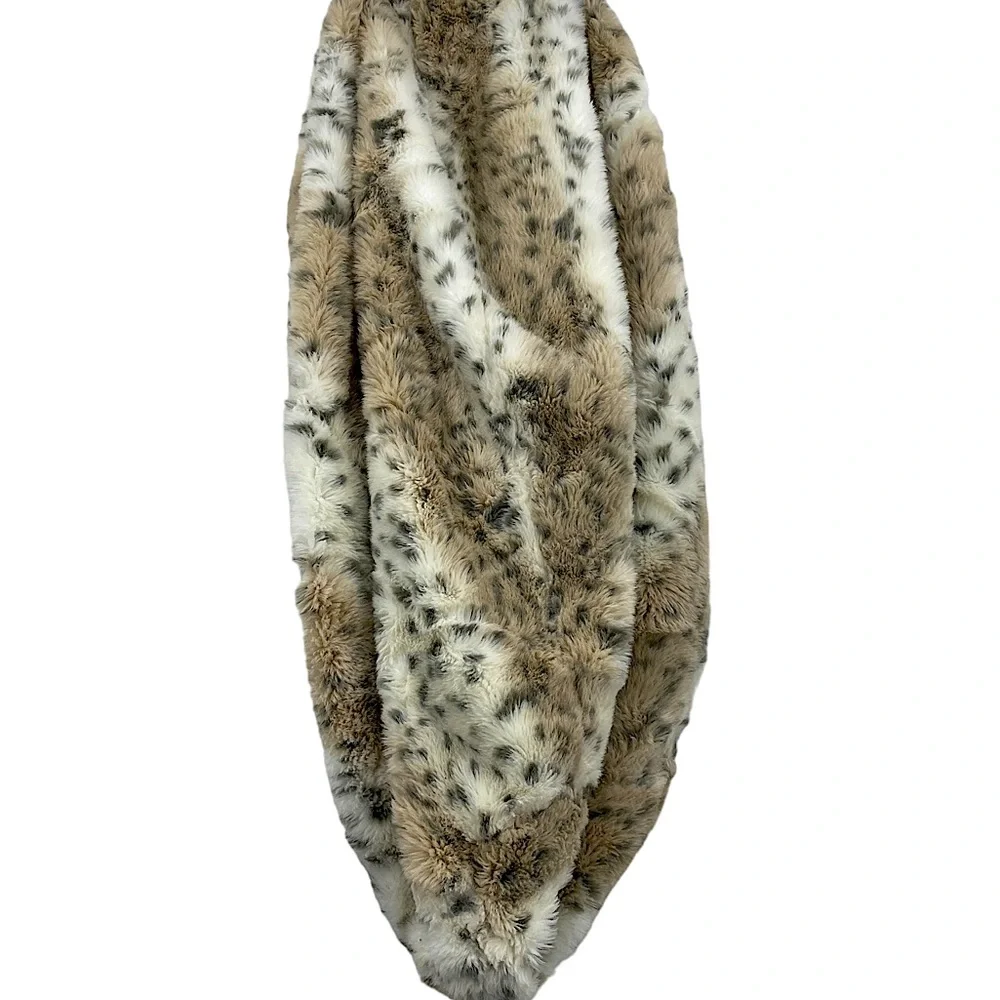 💕SALE💕 Pottery Barn Teen Fur Leopard Print Beanbag Cover - Picture 5 of 8